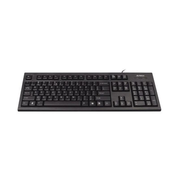Клавіатура A4-KR-85 PS/2, чорна, w.Ukr.Comfort keys Rounded Edge keyboard