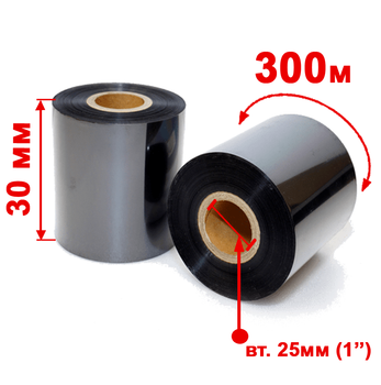 Риббон PRINTSCAN RESIN 30мм/300м (10235)
