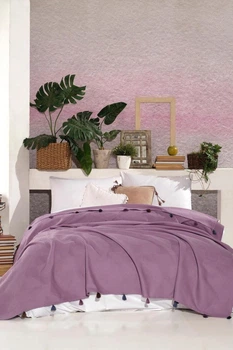 Плед однотонный Diva Ziller Purple 220x230 020072144