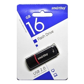 USB Flash - накопитель Smartbuy 16GB Paean Black