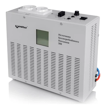 ИБП с правильной синусоидой VOLTER - 300 (300Вт), под внешнюю батарею, ток заряда 5А/10A