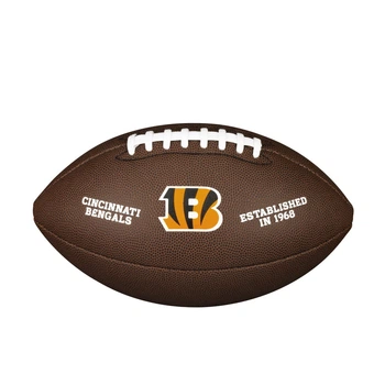 М'яч для американського футболу Wilson Cincinnati Bengals, розмір 5, композитна шкіра, коричневий.(OB_EBE61F8FE020)