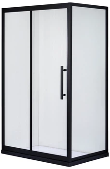 Душова кабіна AquaStream Premium S-Line 110S ALL BLACKS лівостороння
