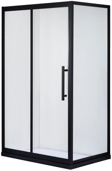 Душова кабіна AquaStream Premium S-Line 120S ALL BLACKS лівобічна