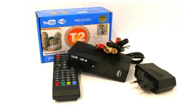 Приставка T2 телевизионная цифровая Wi-Fi, IPTV, USB