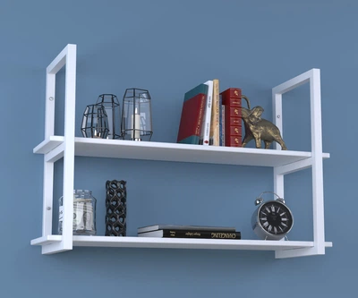 Полка PL-2-18 Loft Design Белый 92 см Белый