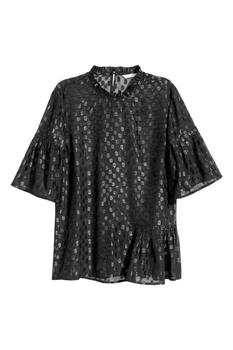 Блуза H&M 36 чорний 30105484796