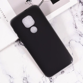 Силиконовый чехол Motorola E7 Plus (TPU бампер) Black (22289-2B)