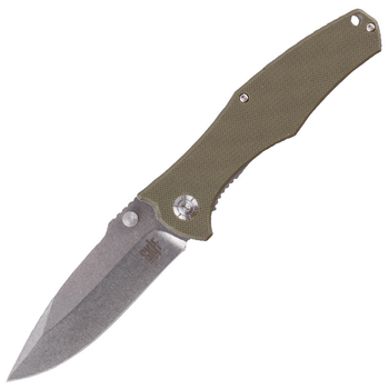 Нож складной Skif Hamster (длина: 205мм, лезвие: 90мм), оливковый