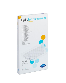 Повязка гидрогелевая HydroTac® transparent Comfort / ГидроТак транспарент Комфорт 10см x 20см 1шт