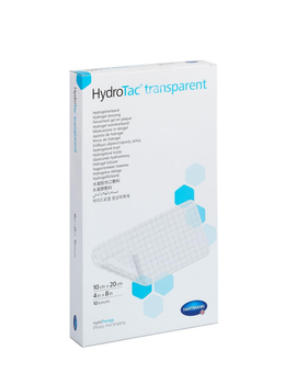 Пов`язка гідрогелева HydroTac® transparent / ГідроТак транспарент 10см x 20см 1шт.