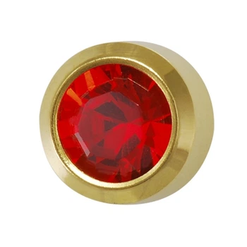 Сережки для вух Studex M207 завальцовані липень-рубін