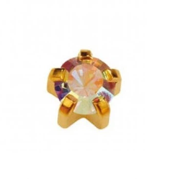 Серьги для ушей R115 крапан горный хрусталь