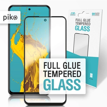 Захисне скло Piko Full Glue для Xiaomi Redmi Note 9 Pro Black (1283126501883)