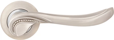 Ручка на розетці Linde A-2009 SN/CP Матовий нікель/Полірований хром (A-2009 SN/CP)