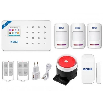 Комплект Сигнализации Kerui Wi-Fi W18 Для 2-Комнатной Квартиры