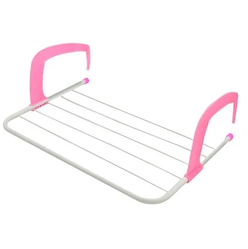 Сушка для вещей на батарею Fold Clothes Shelf TL00143-L 54x34 см Розовая(1008124-Pink)