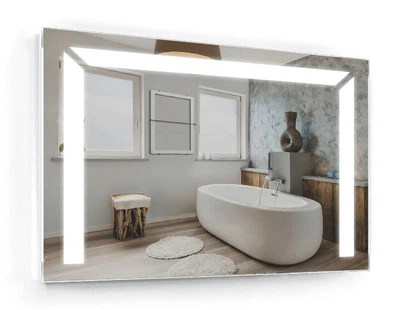 Зеркало в ванную IP67 с подсветкой Smart Mirror сенсорное Massa SK 140х100 см влагостойкое