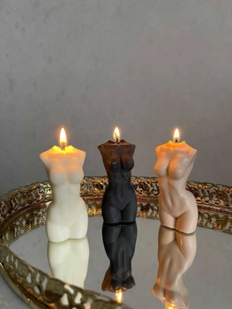 Набір свічок Bella Candela жіноче тіло з соєвого воску 9 см