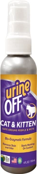 Środek Urine Off do usuwania plam i zapachów organicznych, dla kociąt i kotów (811665016998)