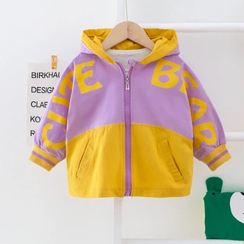 Вітровка Cute з мишком на спинці 100см Жовтий (6933)