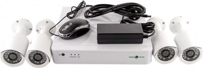 Комплект видеонаблюдения GreenVision GV-IP-K-S31/04 1080P (LP9420)