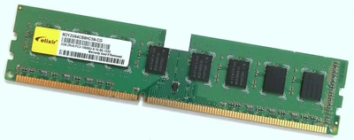 Оперативная память Elixir DDR3 2Gb 1333MHz PC3-10600U CL9 (M2Y2G64CB8HC5N-CG) Б/У