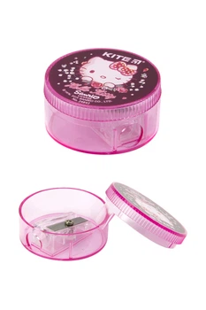 Точилка с контейнером круглая Hello Kitty цвет розовый KITE ЦБ-00089013