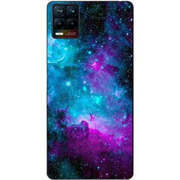 Силиконовый чехол бампер Candy для Vivo V21 с рисунком Галактика