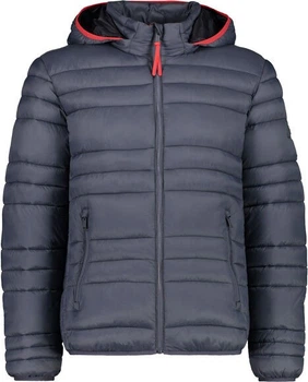 Мужской пуховик CMP MAN JACKET ZIP HOOD 31K2717-U911 46 (S) серый (11810001)