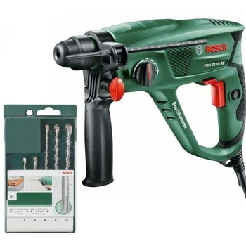 Перфоратор Bosch PBH 2100 RE (06033A9320) + Набор свёрл SDS-plus BOSCH 2609255541