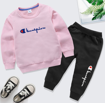 Костюм дитячий спортивний Champion 140см Рожевий (6450)