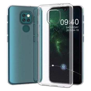 Чехол Transparent Case на Motorola E7 Plus прозрачный
