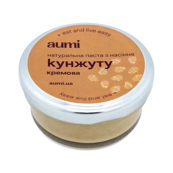 Паста AUMI из семян кунжута, тахини, 50г, банка стекло