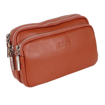 Модная сумочка-клатч Luxury Leather Accessories из натуральной кожи,88015.2