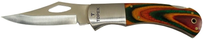 Нож TOPEX универсальный, лезвие 70 мм, складной (98Z017)