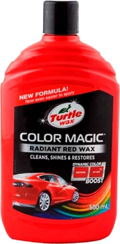 Полироль для кузова с восстановлением цвета Turtle Wax Color Magic Black Красный 500 мл (52711)