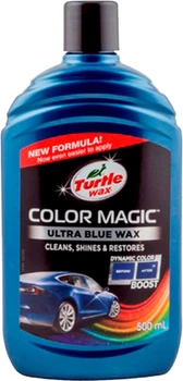 Полироль для кузова с восстановлением цвета Turtle Wax Color Magic Black Синий 500 мл (5010322783111)