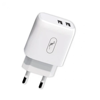 Зарядное устройство SkyDolphin SC22EB (2USB, 2.1A) White (MZP-000161)