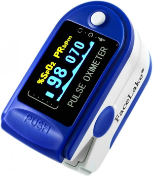 Пульсоксиметр на палец Pulse Oximeter P-01 + 2 батарейки