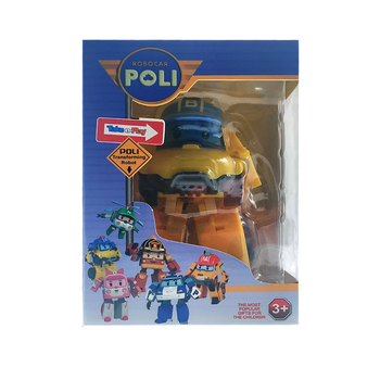 Игрушечный трансформер Робокар Поли 83168 робот+машинка Желтый Bambi 83168(Yellow)