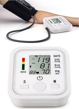 Электронный измеритель давления Electronic Blood Pressure Monitor Arm Style
