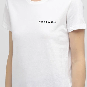 Футболка Klik print Friends mini жіноча біла розмір М 25631