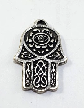 Амулет кулон Рука Захисту Semantic Jewelry Сріблення 3.0 x 2.3 x 0.3 см