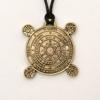 Амулет кулон Ключ Соломона Semantic Jewelry Бронзовое покрытие 2.5 x 2.5 x 0.3 см