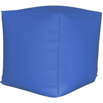Бескаркасное кресло мешок пуф куб D55 см (31268-Нов) Синий