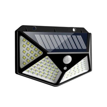 Комплект уличных фонарей с датчиком движения на солнечной батарее Sun Light Motion 100 LED (Комплект из 8 шт) Черный (34049yop)