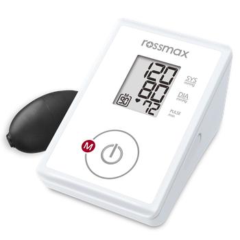 Тонометр полуавтоматический Rossmax AV91 с фиксированием аритмии и пульса белый