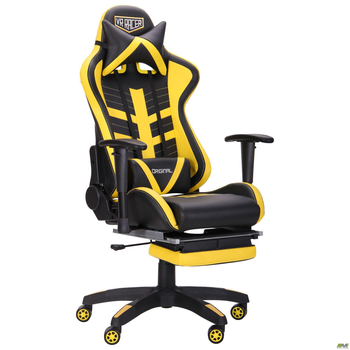 Кресло AMF VR Racer BattleBee черный/желтый 515278