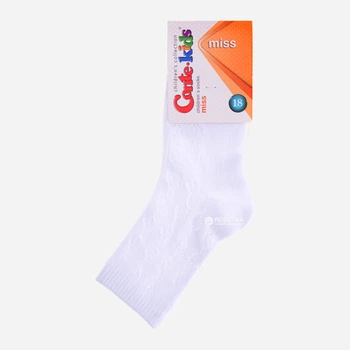 Дитячі шкарпетки бавовняні Conte Kids Miss-111 18 р Білі (4810226033166)